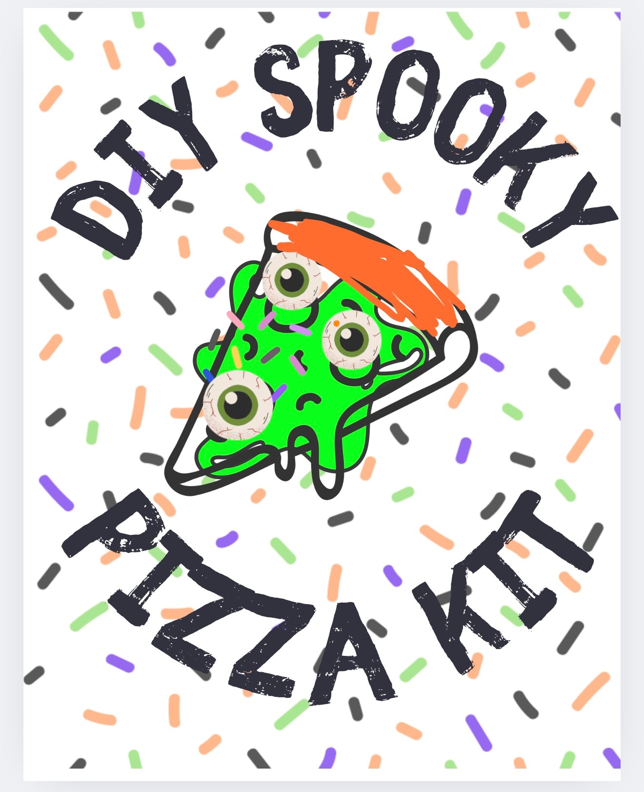 Spooky Pizza Cookie Kit