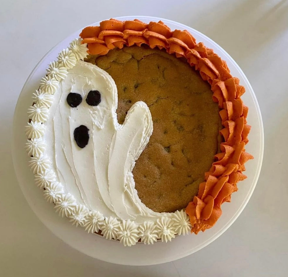 Ghost Cookie Cake